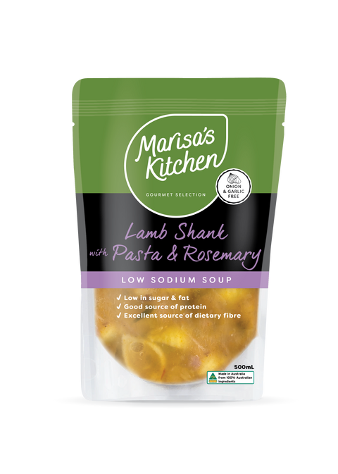 Lamb Shank with Pasta & Rosemary