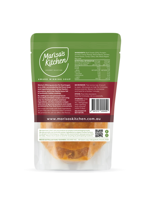 Slow-cooked Beef Cheek Soup