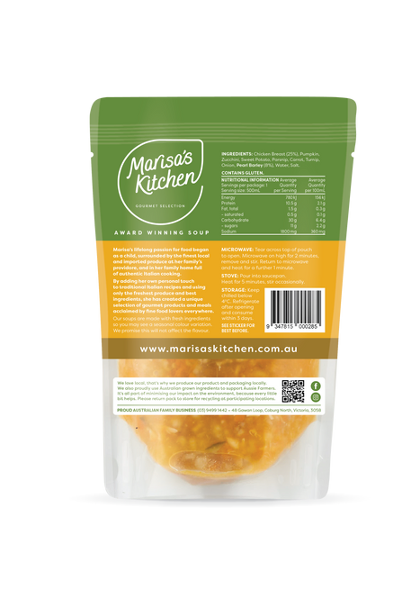 Chicken, Vegetable & Barley Soup