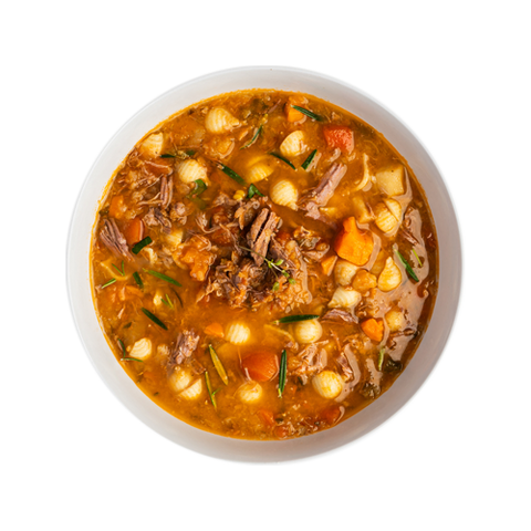 Lamb Shank with Pasta & Rosemary